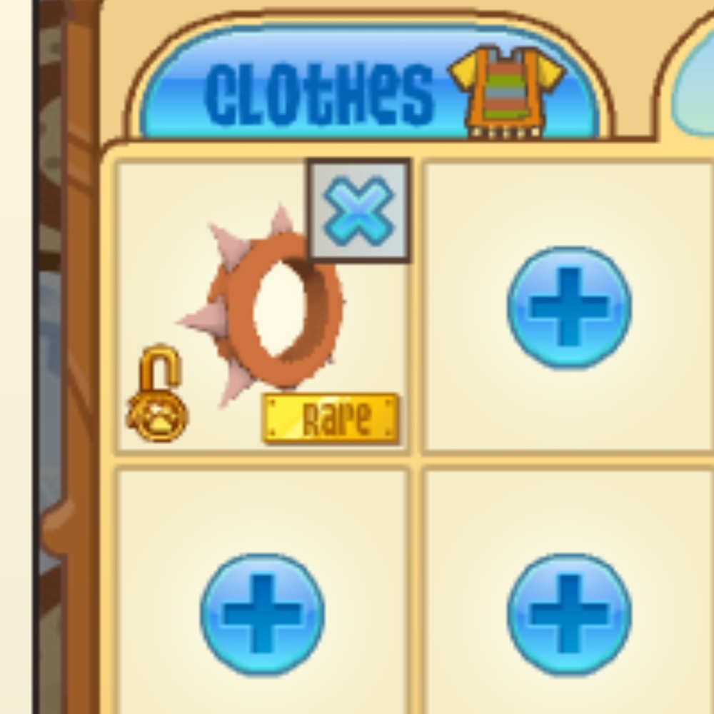 Animal Jam orange short collar
